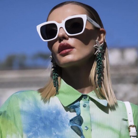 Final Price! Celine CL40198F 78A Lilac/Smoke Sunglasses - Picture 10 of 12